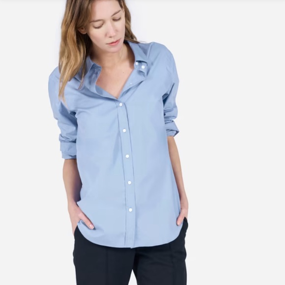 Everlane relaxed poplin shirt, size 12 - Picture 5 of 5
